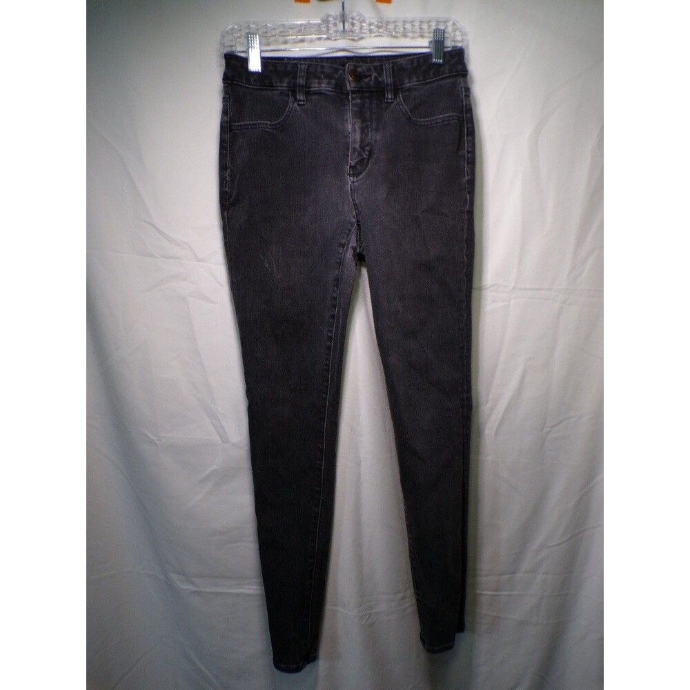 American Eagle Dream Stretch Women's Skinny Jeans Black Gray Size 6